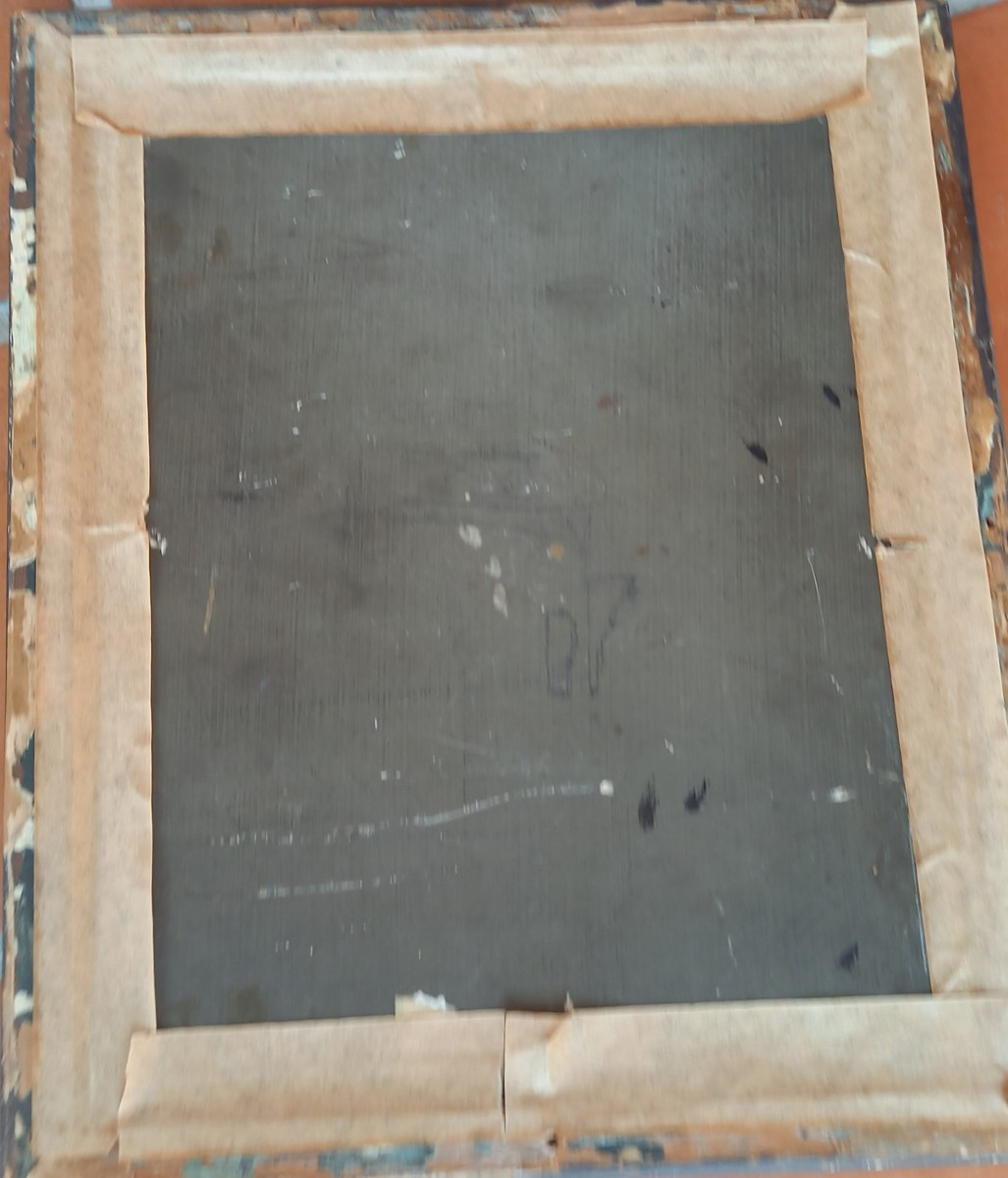 19th-century Oil On Wood After Rembrandt-photo-3