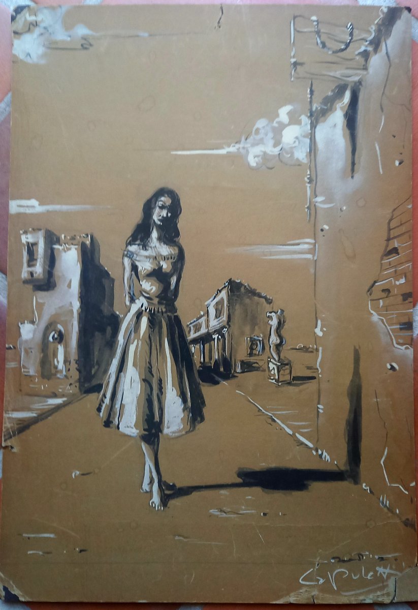 Capuletti José Manuel Gouache