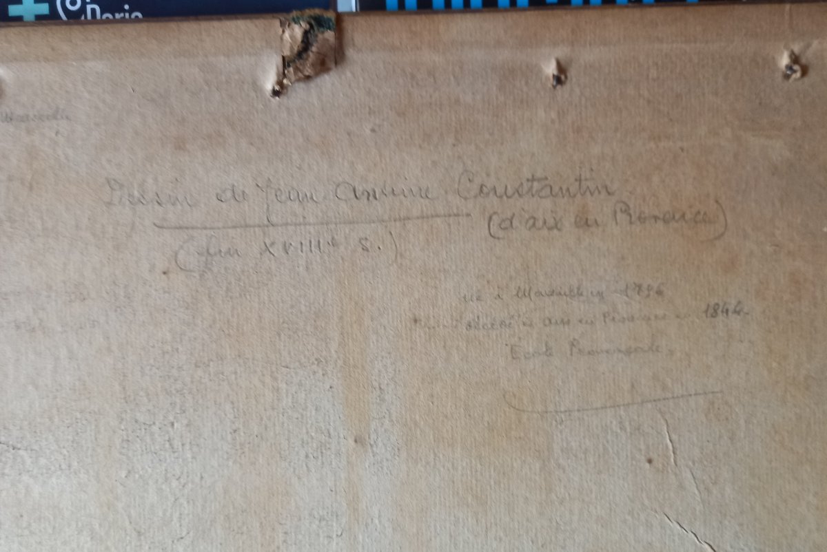 CONSTANTIN Jean Antoine . L'avis d'encre-photo-1