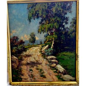 Ripert joseph . Huile sur bois