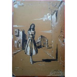 Capuletti José Manuel Gouache