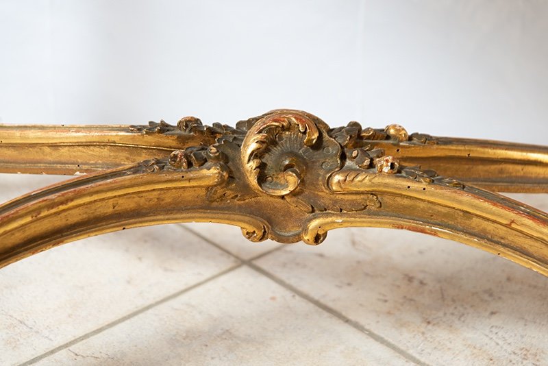  Table Ancienne Française Napoléon III d'époque 19ème Siècle.-photo-1