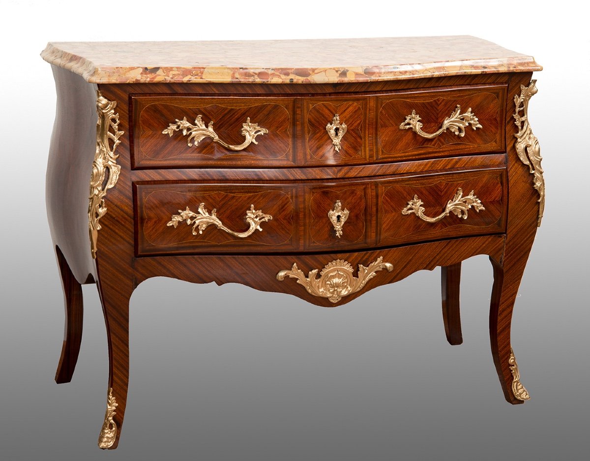 Antique Chest Of Drawers, 19th Century Period.