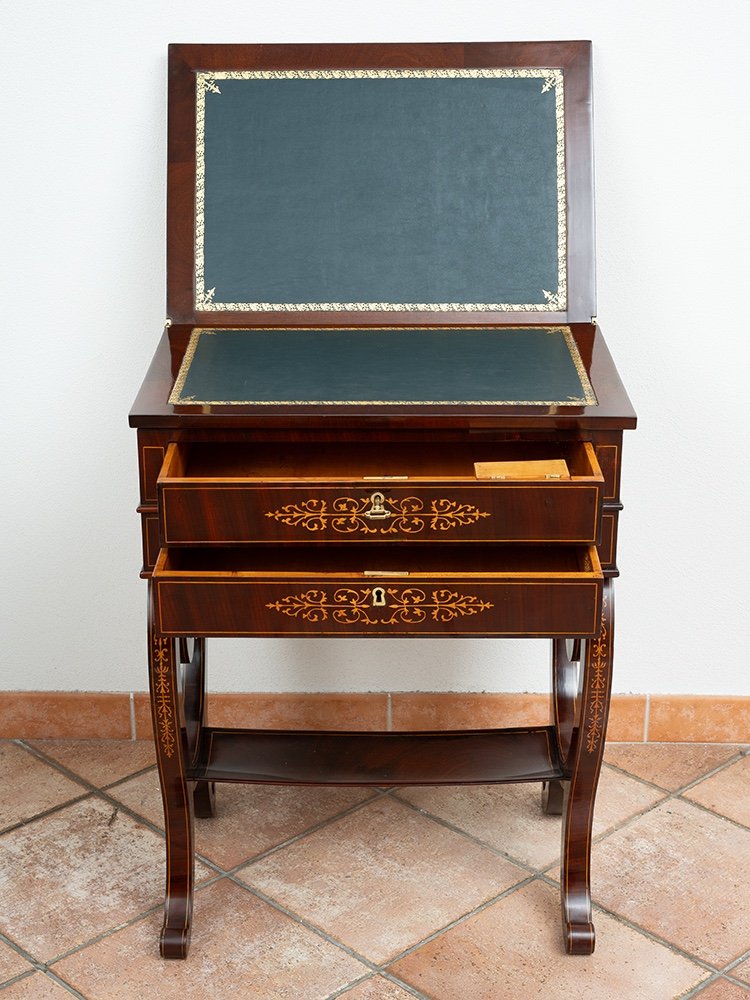 Antique Smith Neapolitan Game Table, 19th Century Period.-photo-2