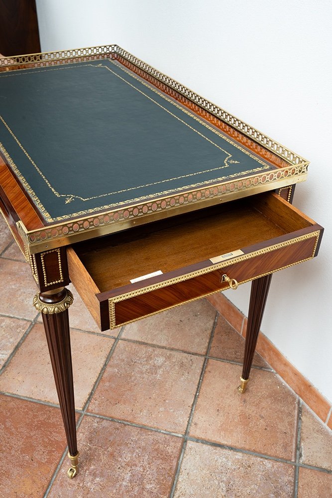 Antique Napoleon III Desk, 19th Century Period.-photo-4