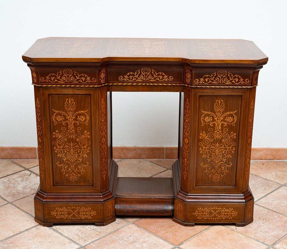 Neapolitan Smith Desk 19th Century Period.-photo-6