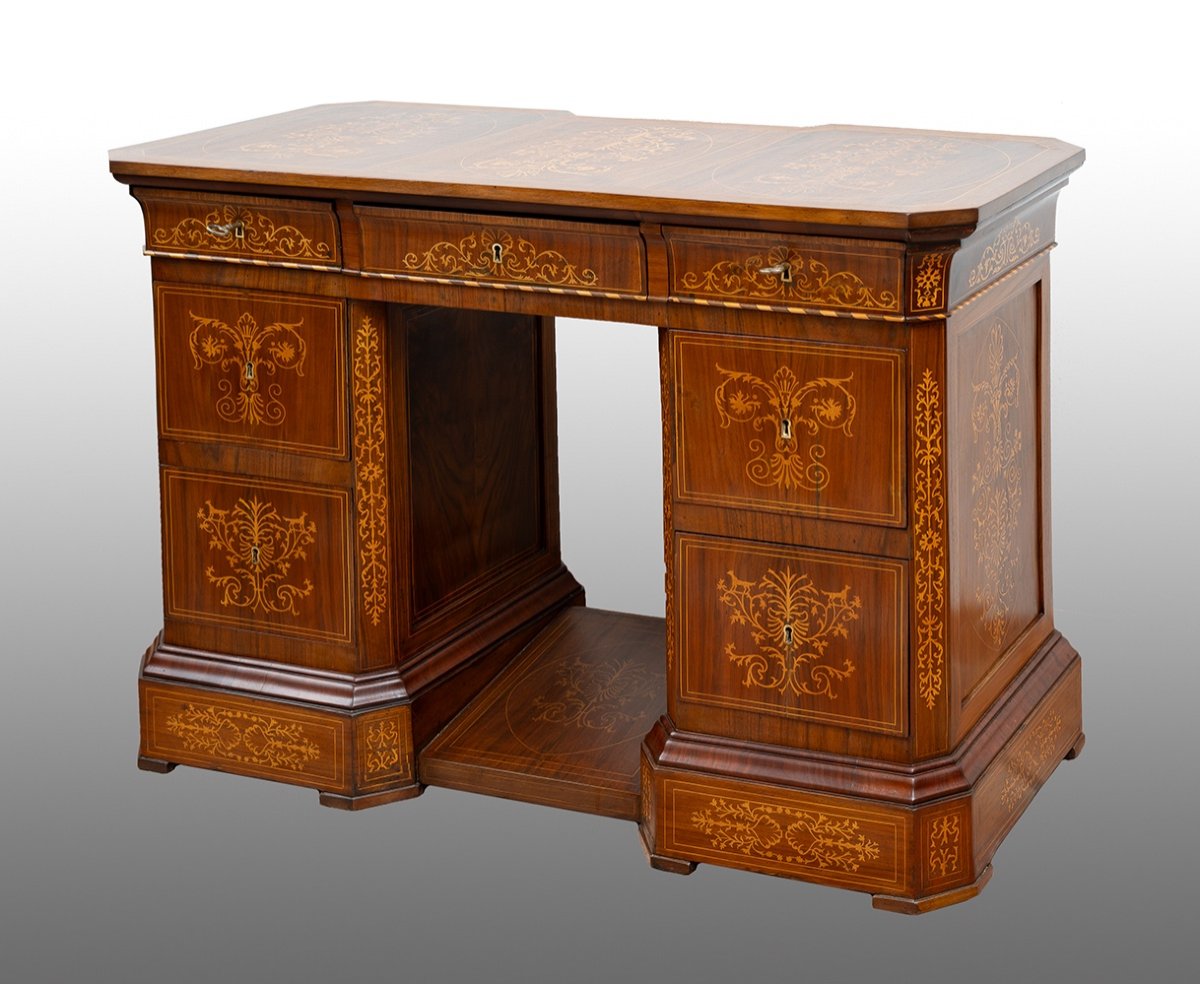 Neapolitan Smith Desk 19th Century Period.
