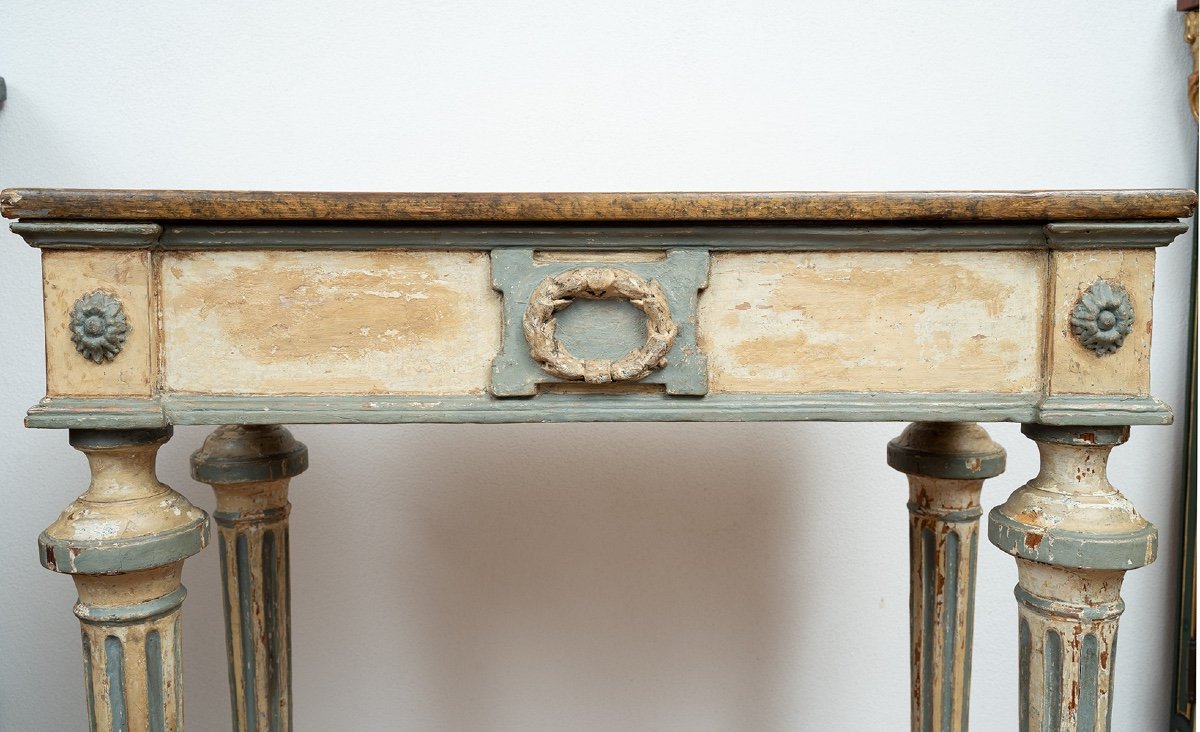 Ancient Piedmontese Console, Early 20th Century Period.-photo-3
