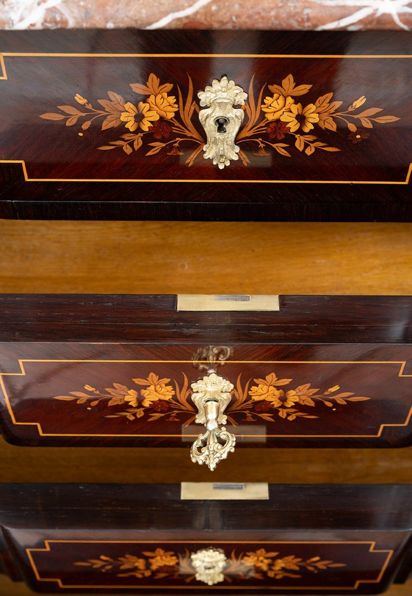 Napoleon III Chest Of Drawers, France, 19th Century.-photo-2