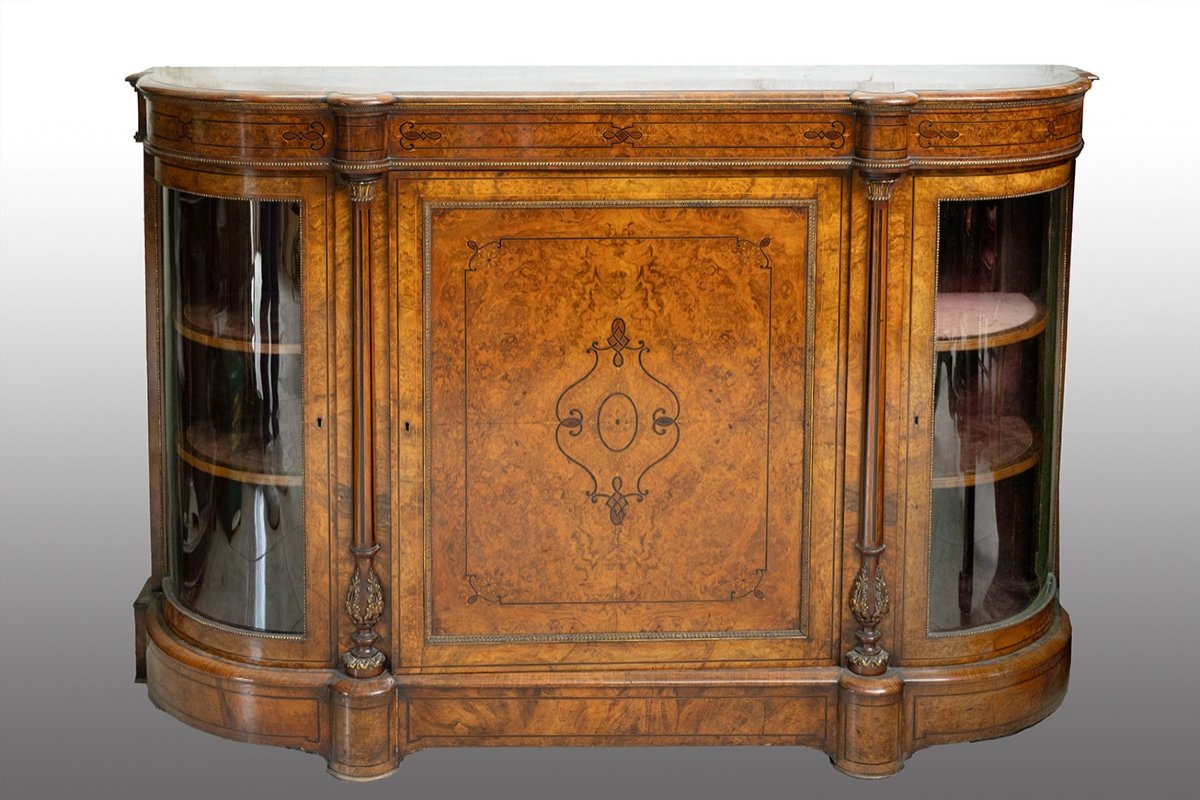 Antique Victorian Sideboard, England, 19th Century.