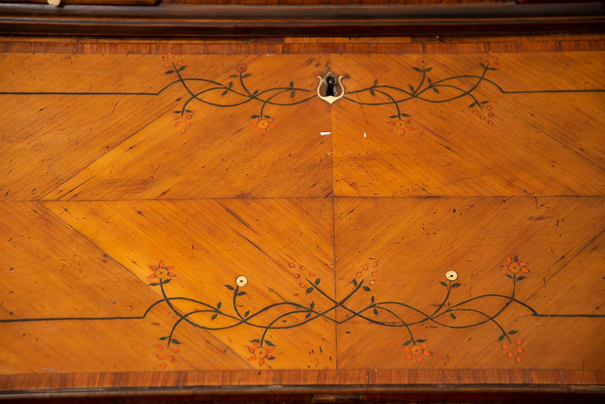 Venetian Louis XV Trumeau In Walnut 18sec.-photo-1