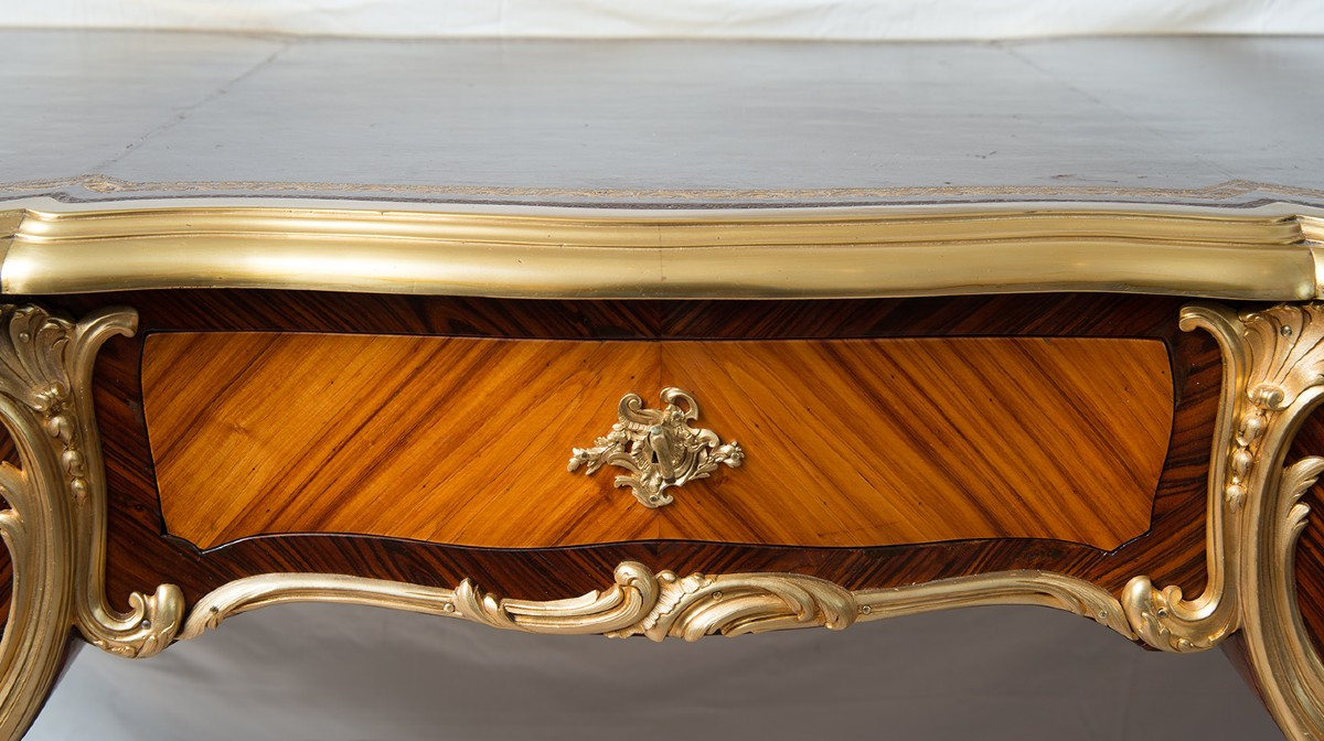 Bureau Ancienne Napoléon III France 19ème Siècle.-photo-3