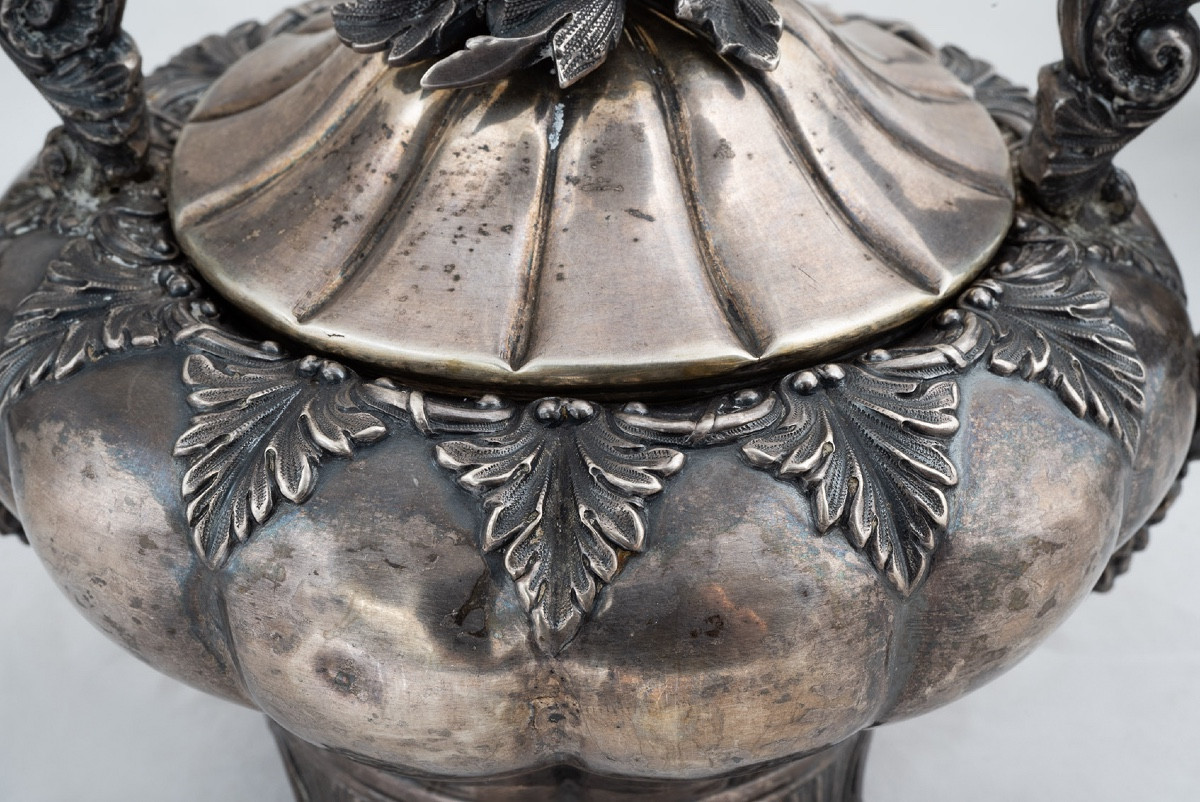 Antique Silver Service Dating Back To The First Half Of The 19th Century.-photo-3