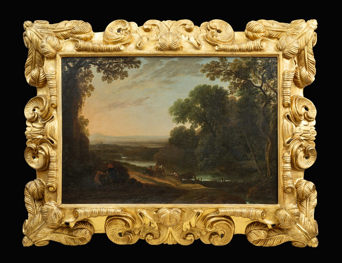Tableau ancienne à huile sur toile France seconde moitié du XVIIe siècle.