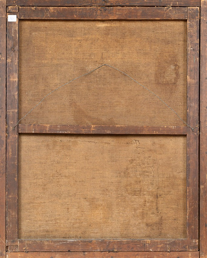 Antique Flemish Painting, 18th Century.-photo-4