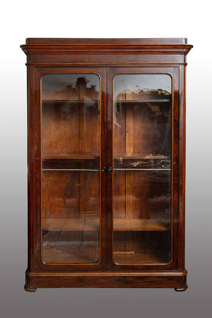 Bibliothèque napolitaine ancienne Louis Philippe, XIXe siècle.
