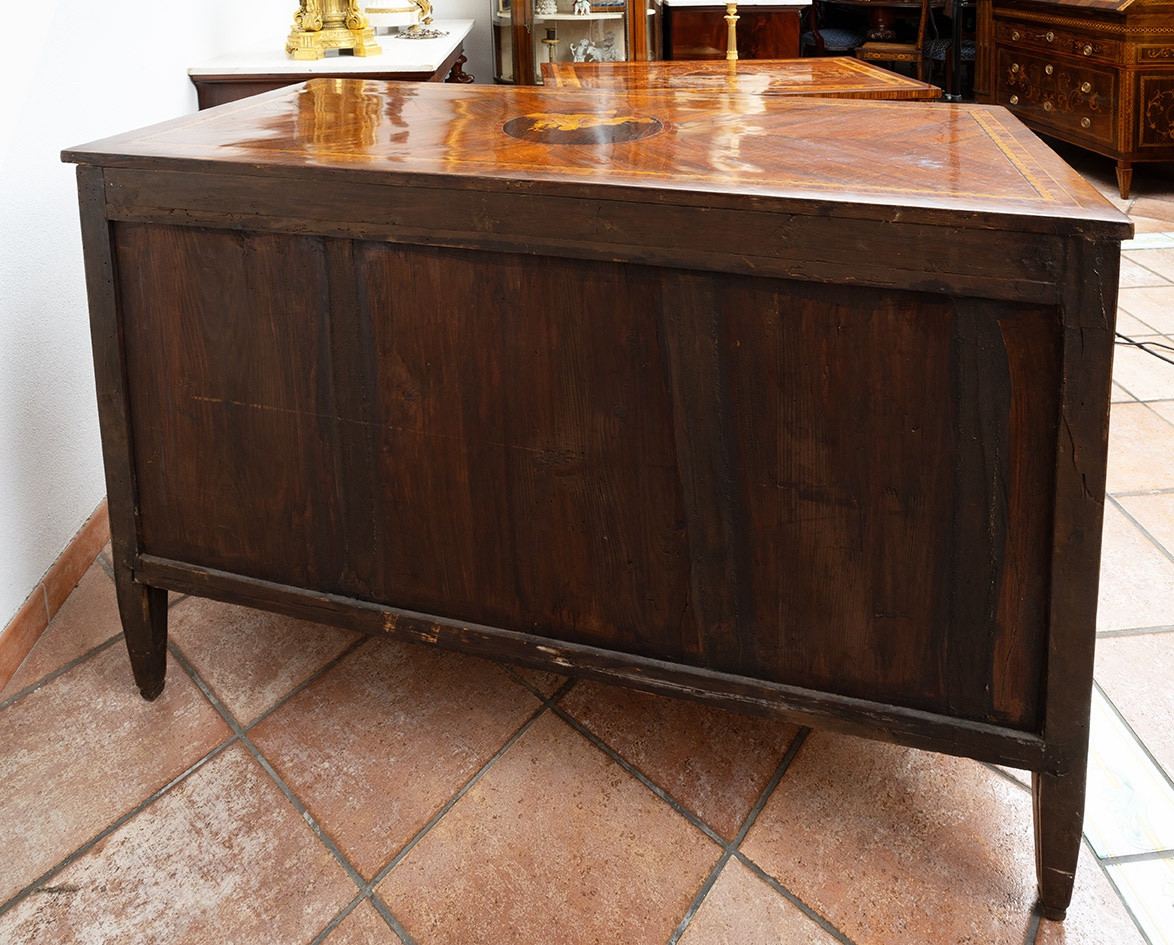 Antique Louis XVI Lombard Chest Of Drawers, 18th Century.-photo-4