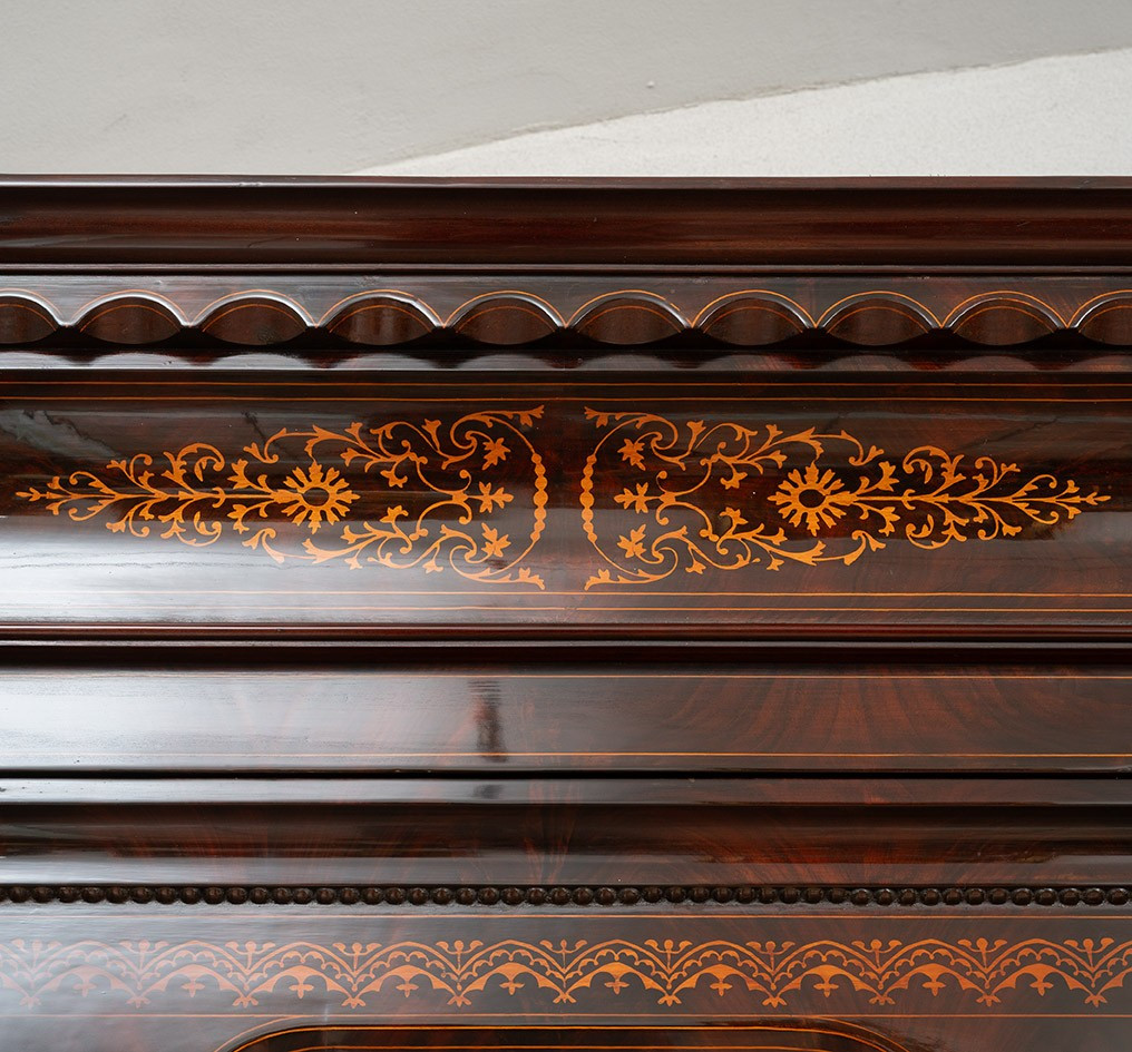 Armoire Smith napolitaine ancienne du début du 19ème siècle-photo-2