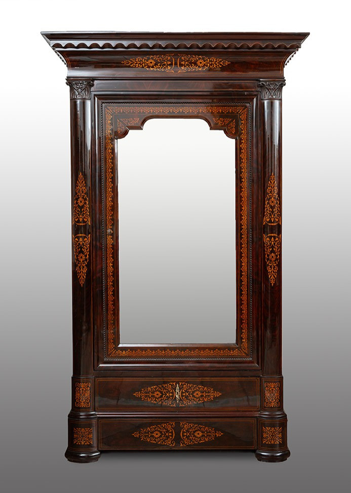 Armoire Smith napolitaine ancienne du début du 19ème siècle