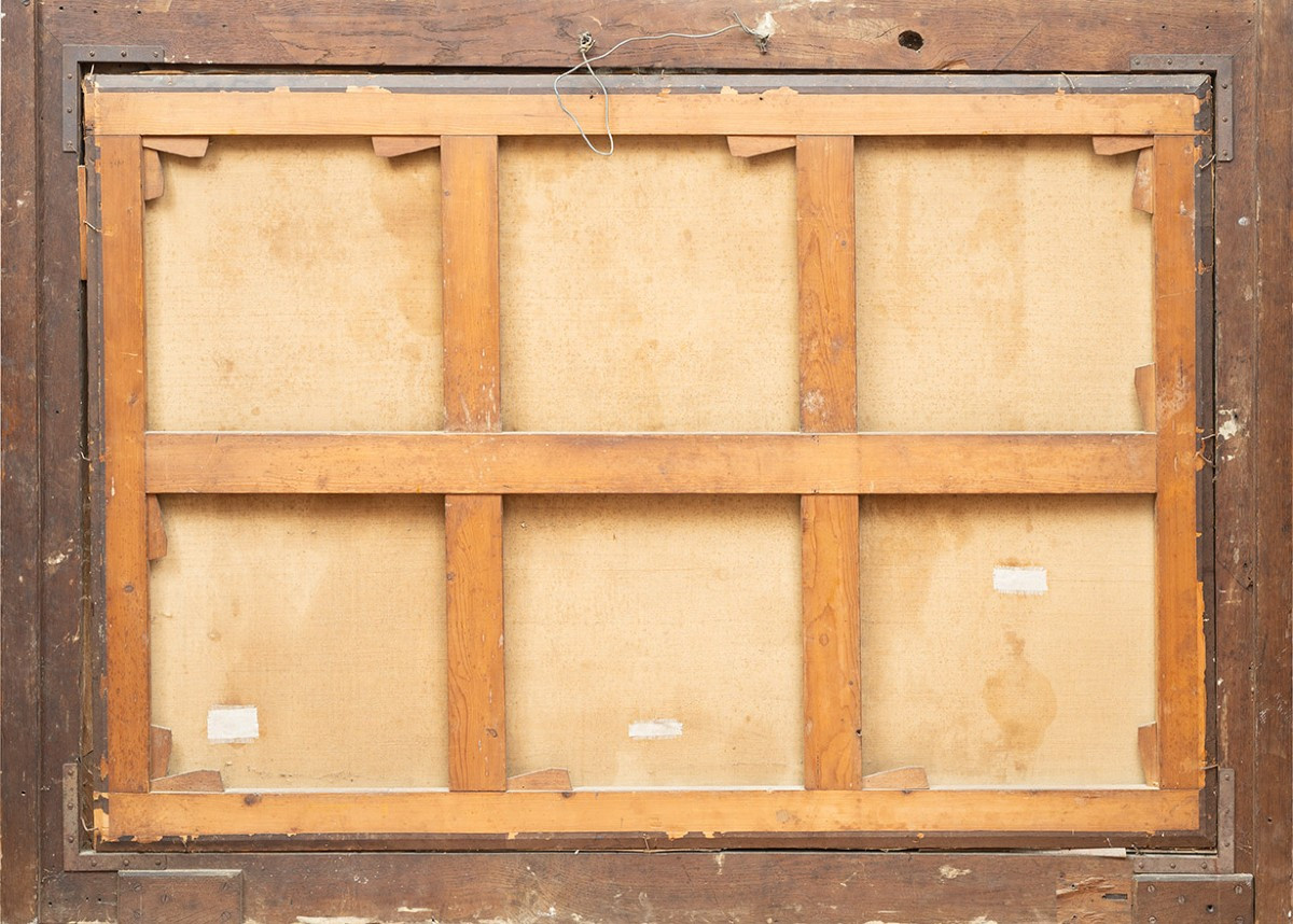 Tableau ancien représentant la Toilette de Vénus. France, XVIIIe siècle.-photo-4