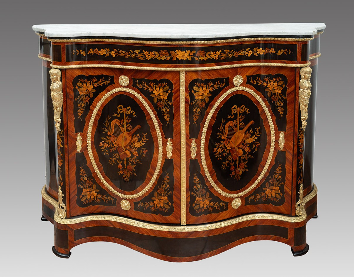 Antique Napoleon III French Sideboard, 19th Century.