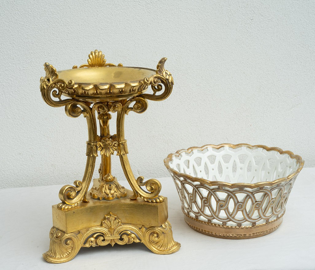 Antique Napoleon III Centerpiece, 19th Century-photo-4