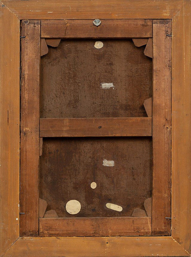 Antique Oil Painting On Canvas, Venice, 18th Century.-photo-1