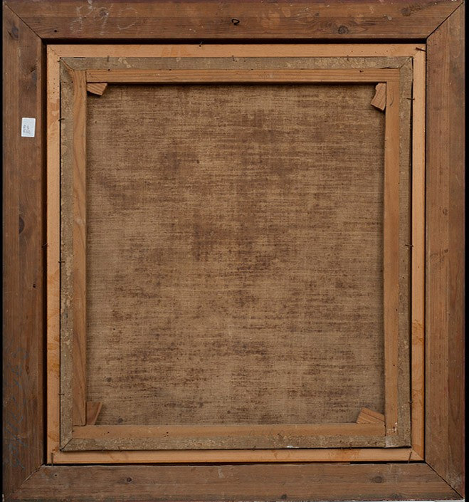 Antique Oil On Canvas Painting Depicting The Bust Of A Bishop. Lombardy, 18th Century.-photo-4