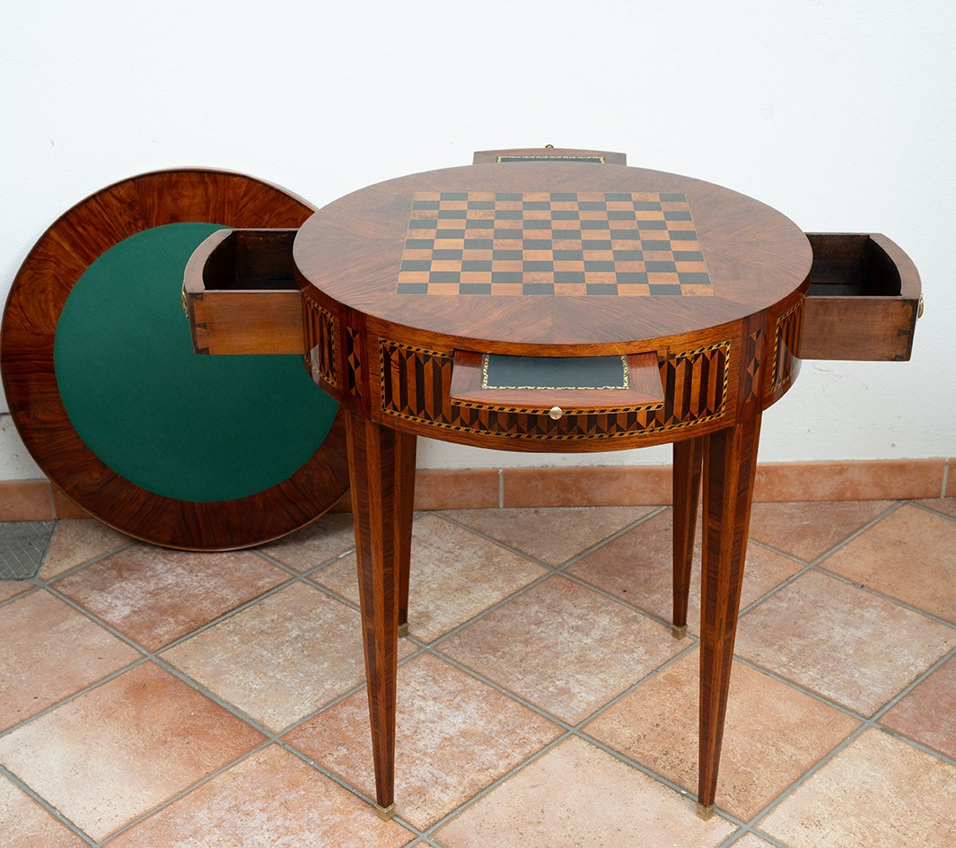 Antique Napoleon III Coffee Table, France, 19th Century.-photo-2