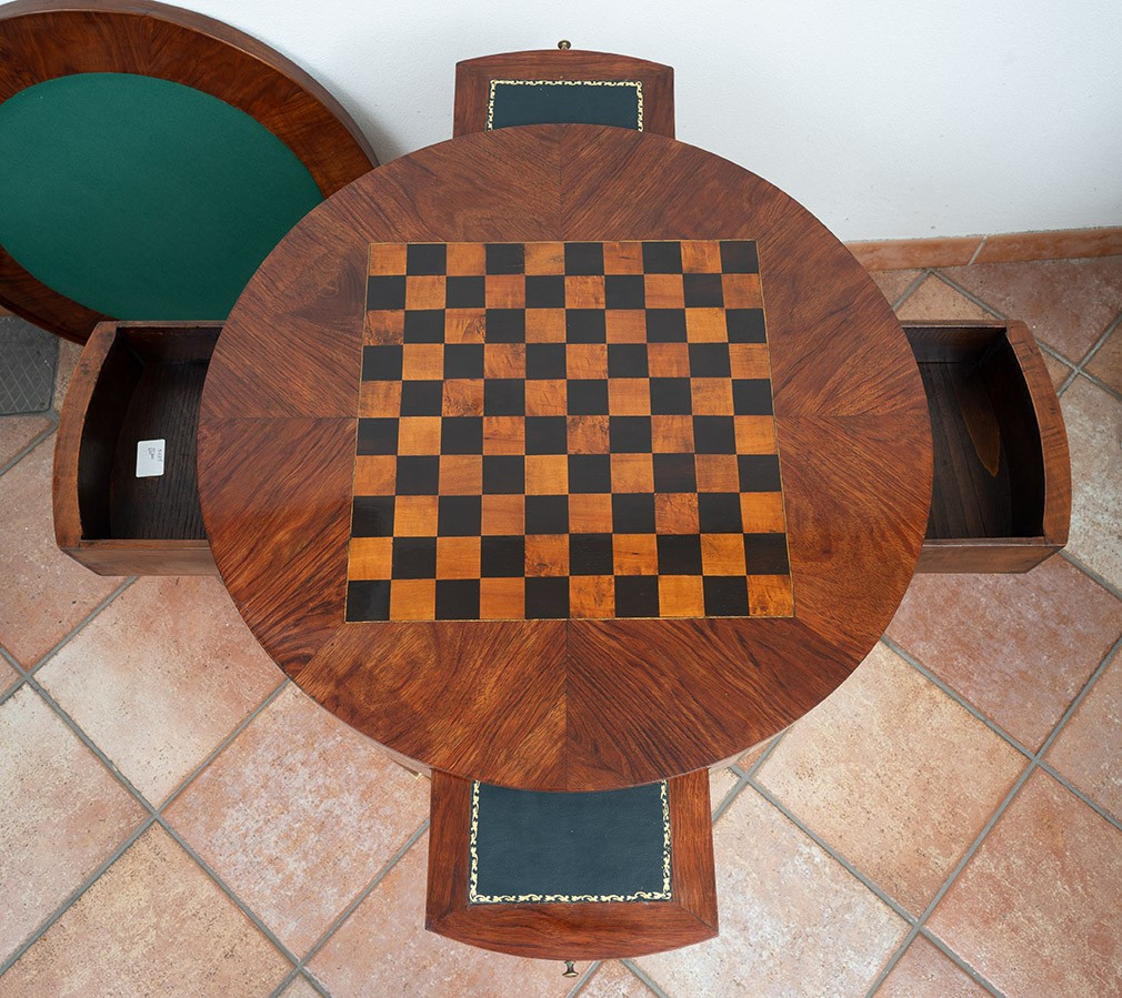 Antique Napoleon III Coffee Table, France, 19th Century.-photo-3