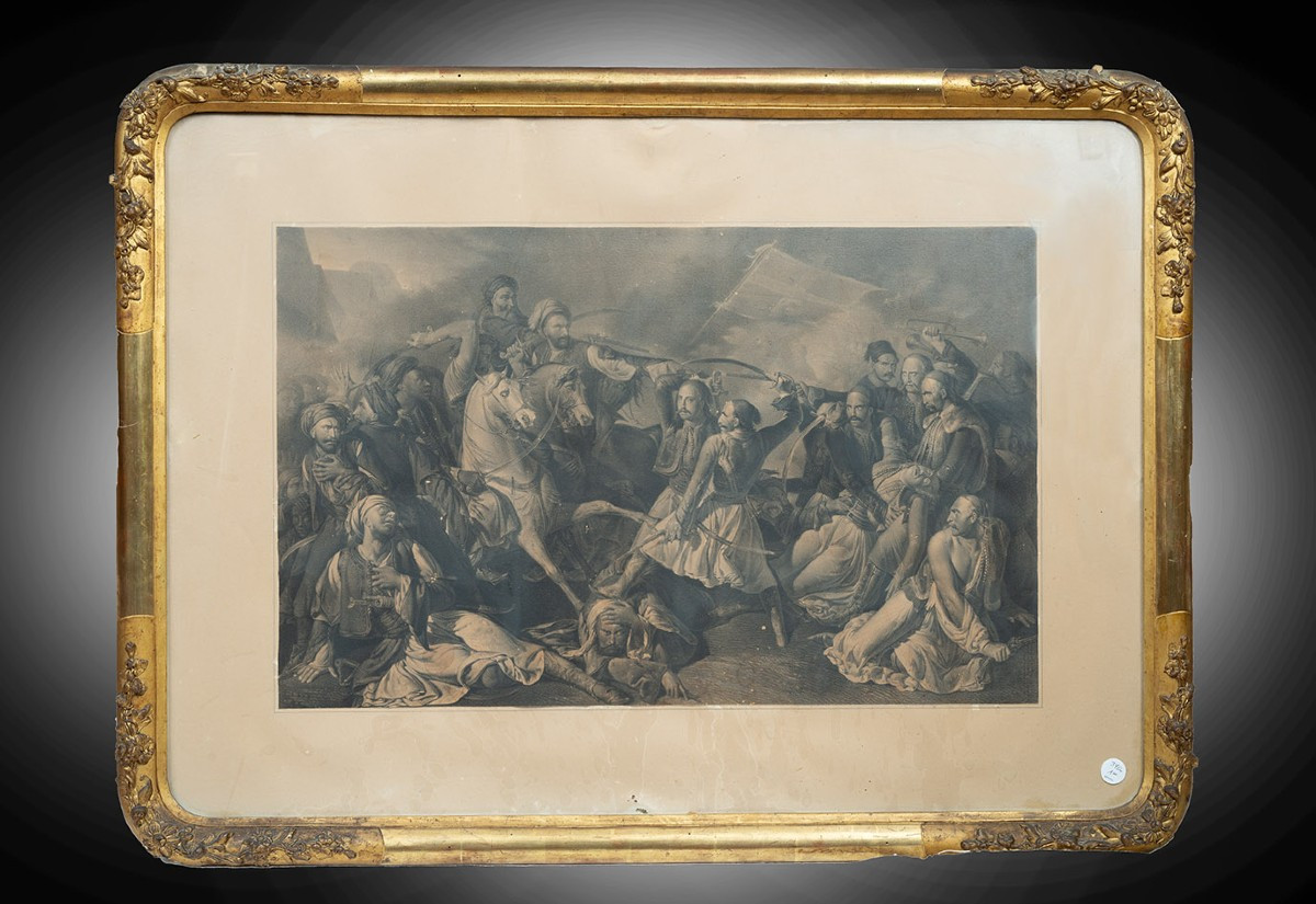 Gravure ancienne  Napoléon III, XIXe siècle