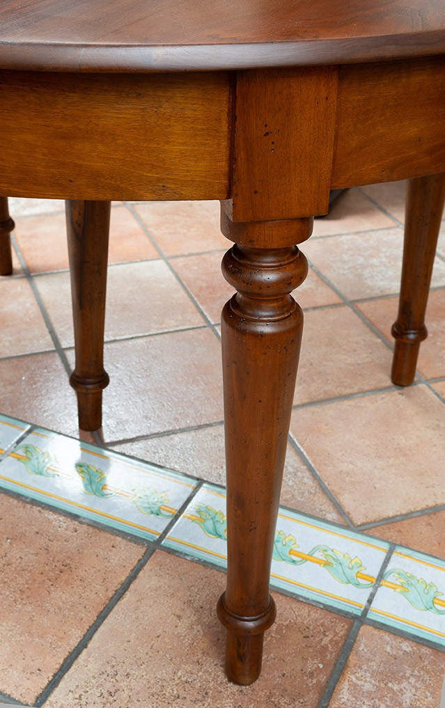 Antique Louis Philippe Neapolitan Table From The 19th Century.-photo-3