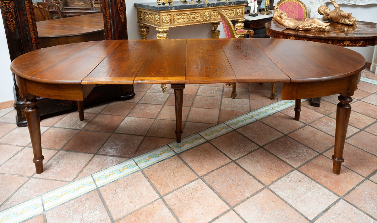 Antique Louis Philippe Neapolitan Table From The 19th Century.-photo-1
