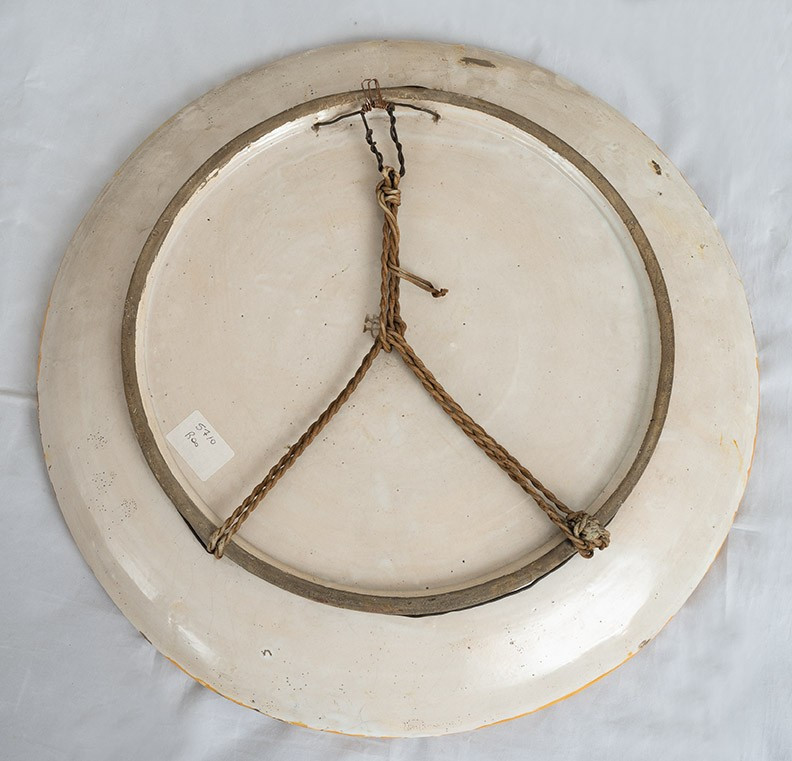 Antique Deruta Majolica Plate, Italy, 19th Century.-photo-3