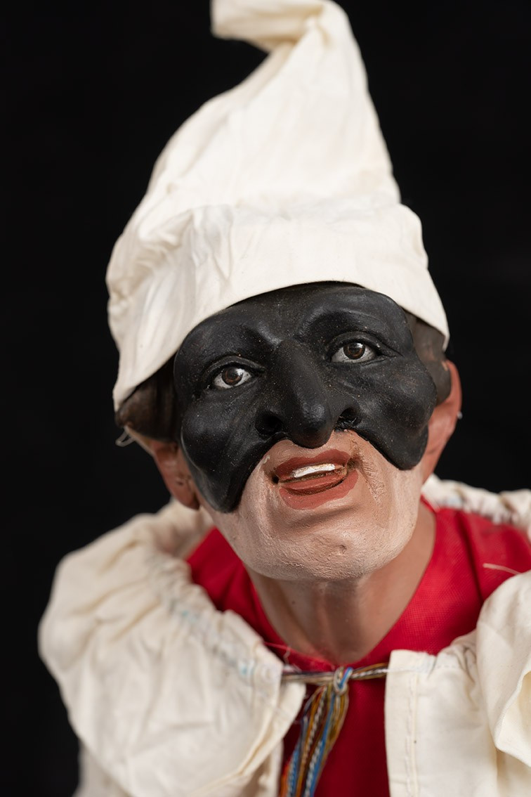 Neapolitan Sculpture Depicting Pulcinella From The 1980s-photo-2