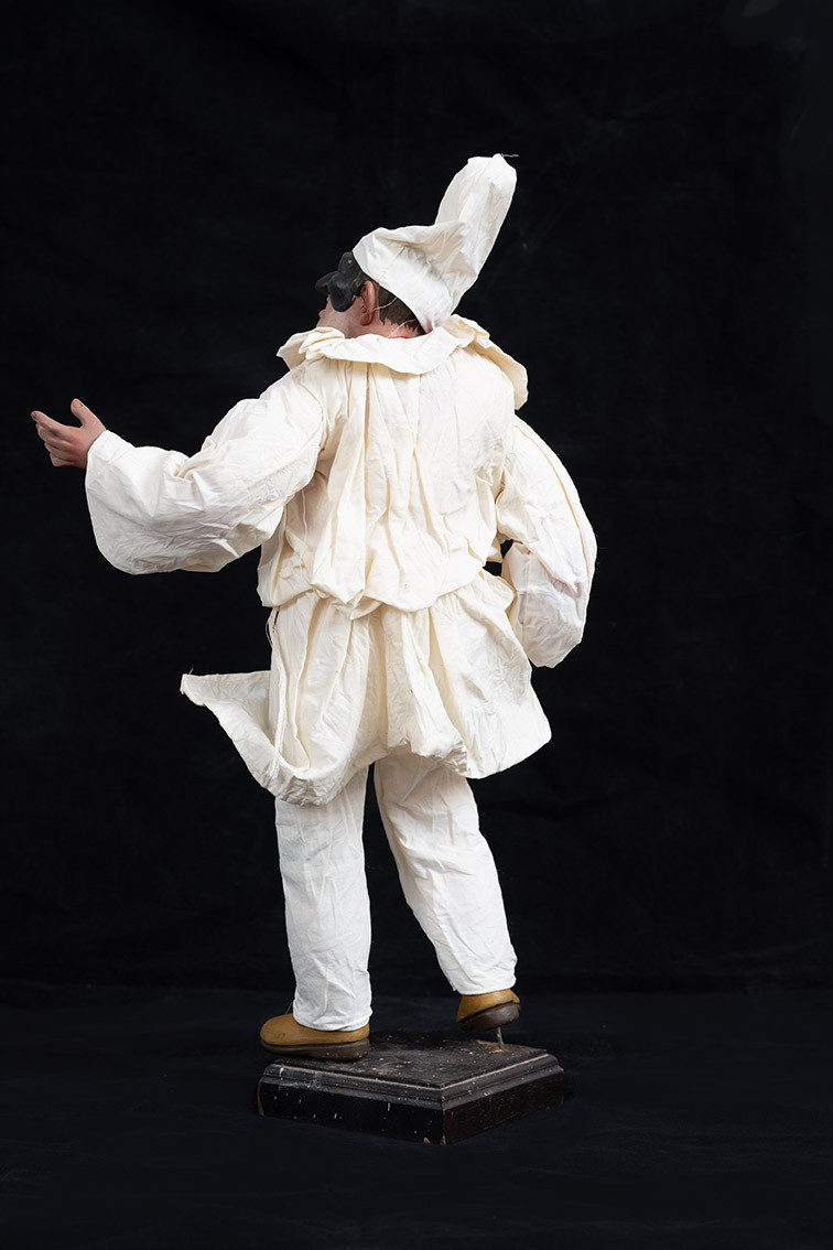 Neapolitan Sculpture Depicting Pulcinella From The 1980s-photo-3