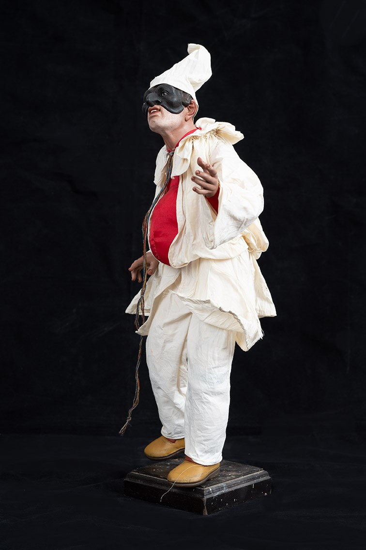 Neapolitan Sculpture Depicting Pulcinella From The 1980s-photo-4