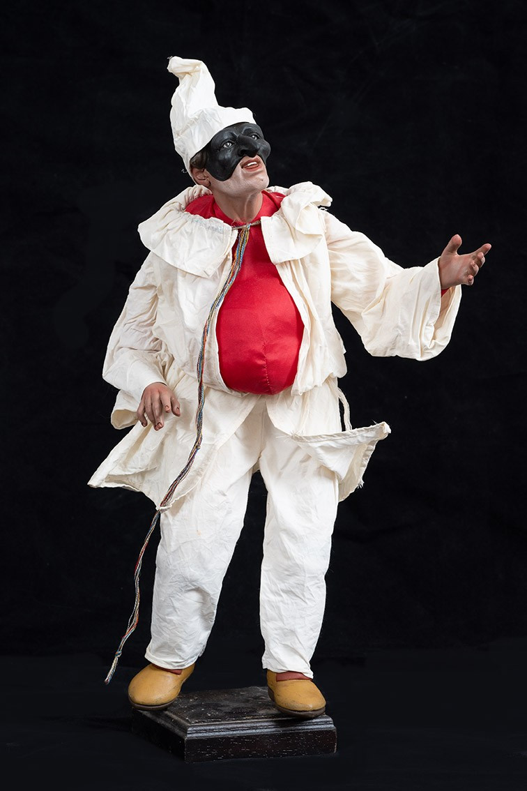 Neapolitan Sculpture Depicting Pulcinella From The 1980s