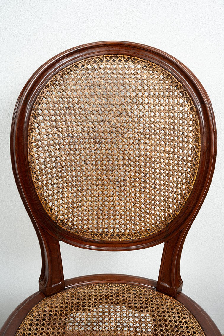 Group Of Six Antique Chairs, France, 19th Century.-photo-3