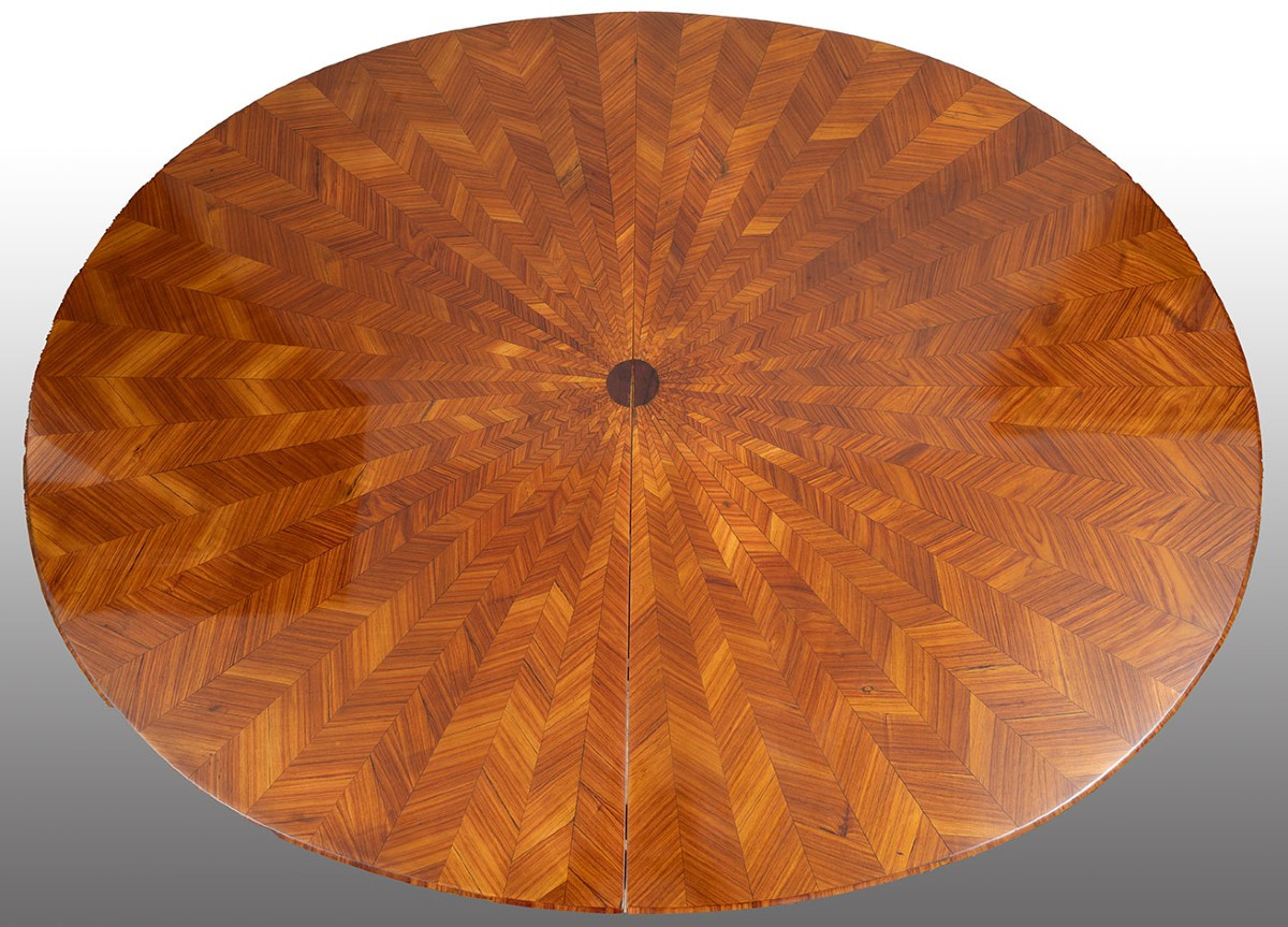 Table extensible ancienne Napoléon III du XIXe siècle.-photo-3