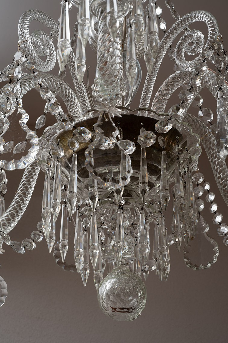 Pair Of Antique Neapolitan Chandeliers From The Early 20th Century.-photo-3