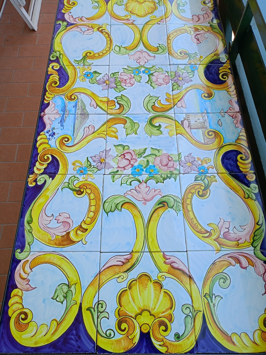 Table basse d'extérieur artisanale des années 2000/2010-photo-2