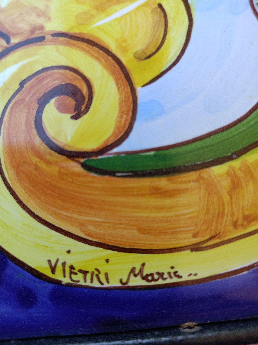 Table basse d'extérieur artisanale des années 2000/2010-photo-4