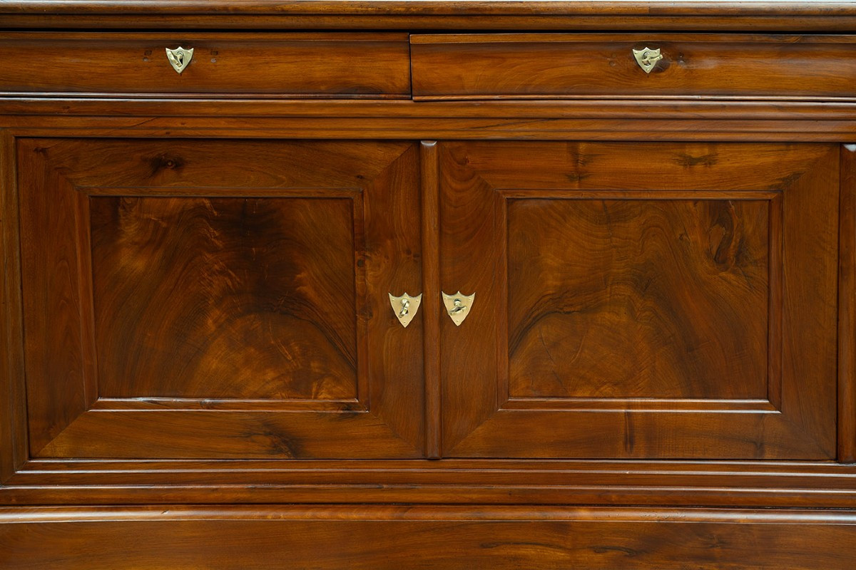 19th-century Antique Provençal Sideboard With A Hooded Top.-photo-2