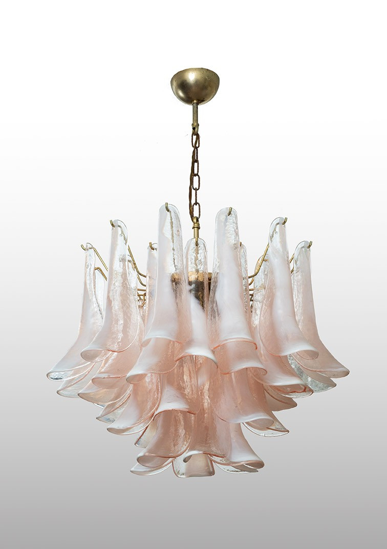 Murano Glass Pendant Light Dating From Around The 1970s