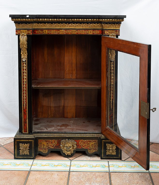 Vitrine ancienne, époque Napoléon III. France, XIXe siècle.-photo-3