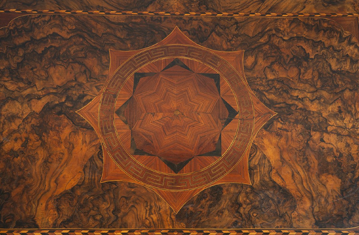 Bureau ancienne Napolitain de transition Louis XIV/Louis XVI   18siècle-photo-2