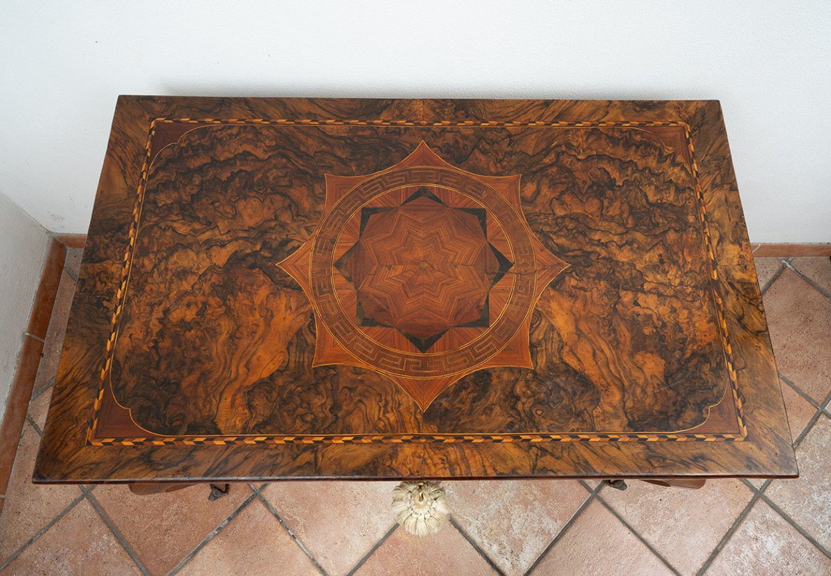 Bureau ancienne Napolitain de transition Louis XIV/Louis XVI   18siècle-photo-2