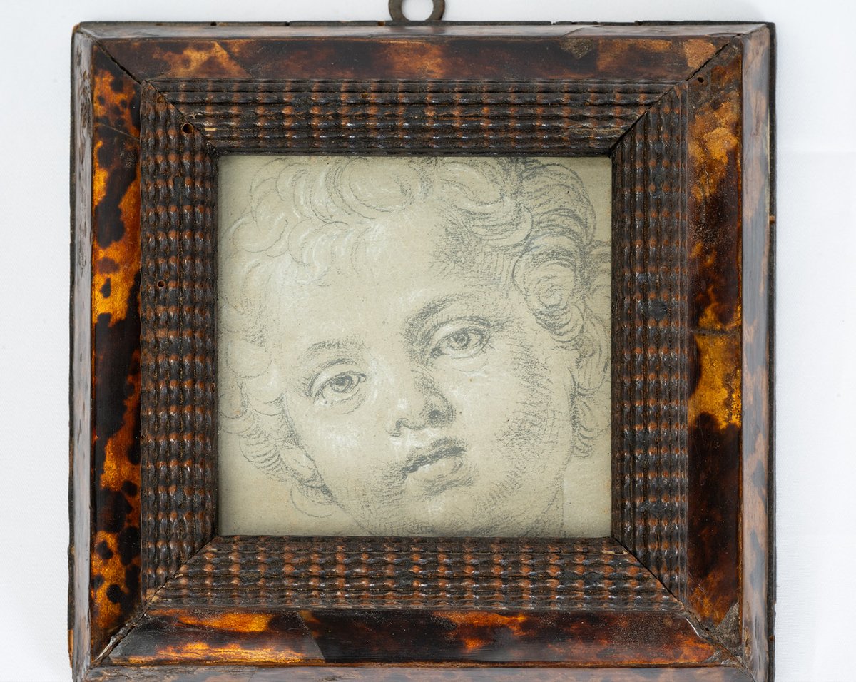 Pair Of Antique Miniatures Made In Naples In The 19th Century-photo-4