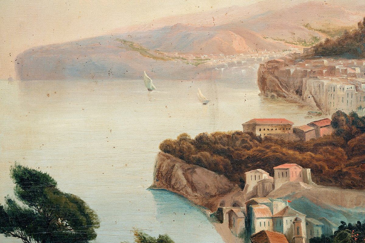 Pair Of Antique 19th-century Paintings.-photo-5